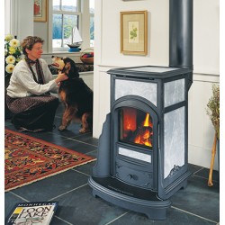 Cottage Franklin Soapstone Gas Stove
