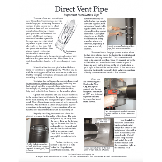 Direct Vent Installation Tips