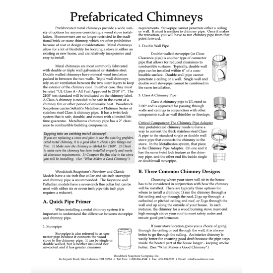 Prefabricated Chimneys