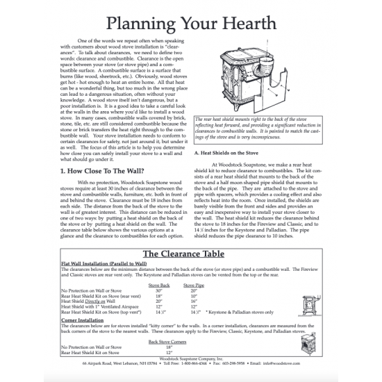 Planning Your Hearth