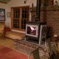 Ideal Steel Hybrid Wood Stove-Nevada Installation