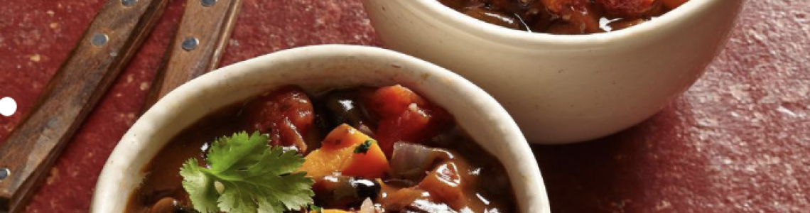 Wood Stove Home Cooking: Sweet Potato & Black Bean Chili for Two