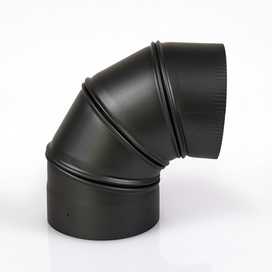 6" Diameter x 90-Degree Adjustable Single Wall Elbow