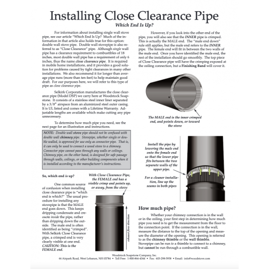 Installing Close Clearance Pipe